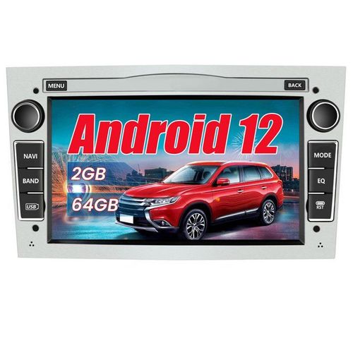 Awesafe Autoradio Android 13 2go+64go Pour Opel 7'' Écran Avec Carplay Android Auto Usb Sd Rds Bluetooth - Gris