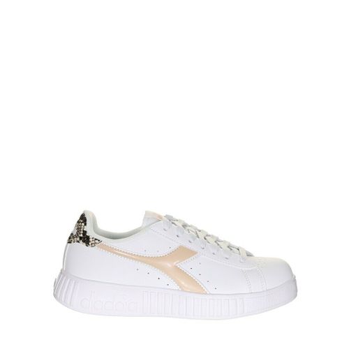 Diadora Step P Double Skin Sneakers Bianco Beige Donna 101178336 C6890