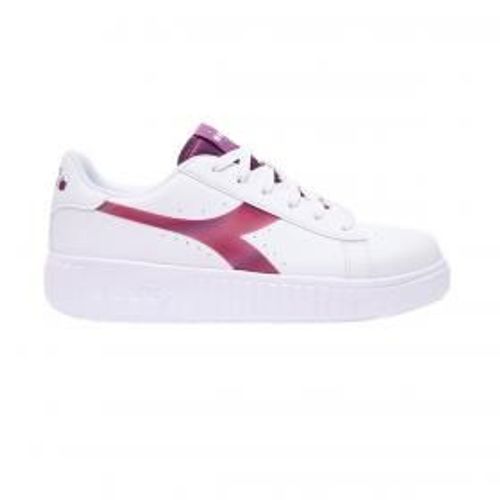 Diadora Game Step Kaleido Gs Sneakers Bianco Rosa Ragazzo 101178344 C7821