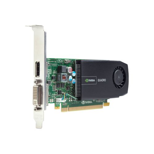 NVIDIA Quadro 410 - Carte graphique - Quadro 410 - 512 Mo GDDR3 - PCIe 3.0 x16 profil bas - DVI, DisplayPort - pour Workstation Z220, Z230, Z420, Z620, Z820