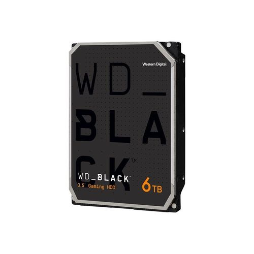 WD Black WD6003FZBX - Disque dur - 6 To - interne - 3.5" - SATA 6Gb/s - 7200 tours/min - mémoire tampon : 256 Mo