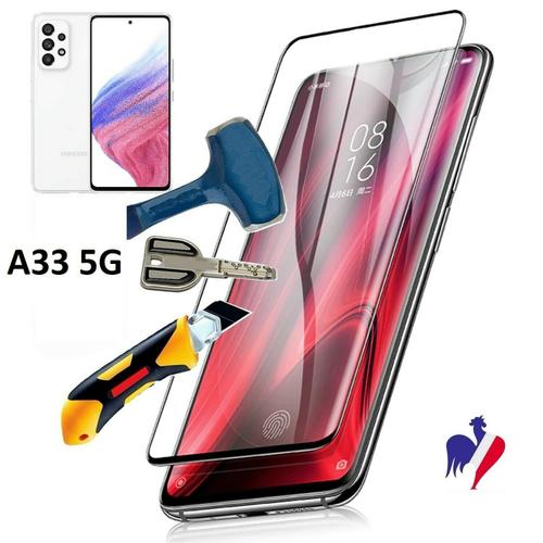 Vitre De Protection Verre Trempé Samsung Galaxy A33 5g Anti Casse Incruvé Fullcover - Juba755.Store®