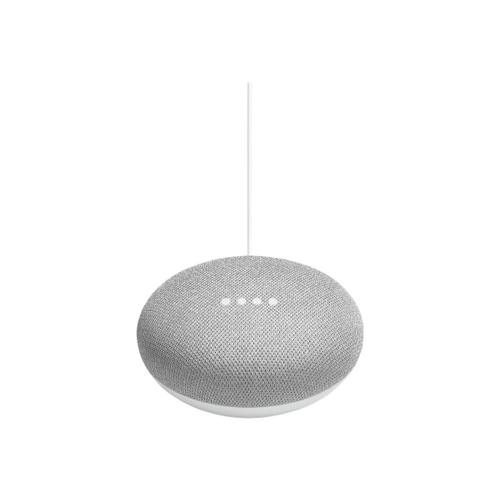 Google Home Mini - Assistant vocal enceinte intelligente sans fil - Gris galet