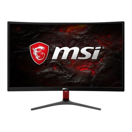 MSI Optix G24C - Écran LED - jeux - incurvé - 23.6" - 1920 x 1080 Full HD (1080p) @ 144 Hz - VA - 250 cd/m² - 3000:1 - 1 ms - HDMI, DVI, DisplayPort - noir, rouge