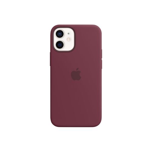 Apple - Coque De Protection Pour Téléphone Portable - Avec Magsafe - Silicone - Lie-De-Vin - Pour Iphone 12 Mini