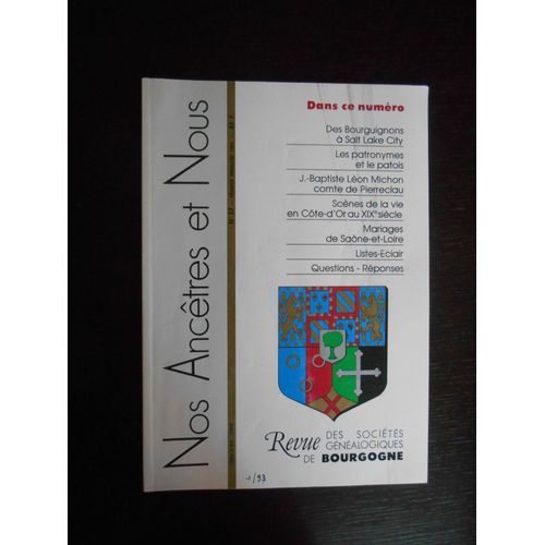 Nos Ancêtres Et Nous N° 57 Saint Maurice De Mervans ( Bresse ) Liste Des Confirmants 17i Ièm 18 Ièm Siècle.