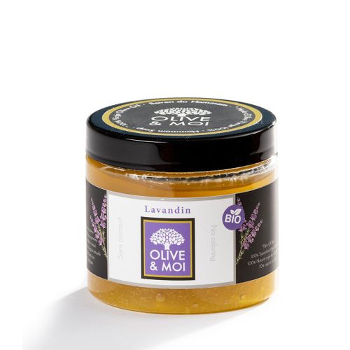 Lavandin Grosso  Savon Hammam 100% Huile DOlive Extra Vierge Bio  200g 