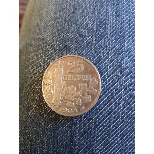 25 Centimes Patey 1904 22 Pans Rare