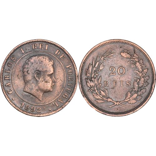 Portugal - 1892 - 20 Reis - Carlos 1er - 02-074