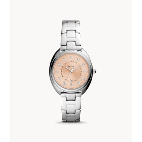 Montre Gabby À Trois Aiguilles Avec Date En Acier Inoxydable - Fossil Es5146 - Femmes - Argenté