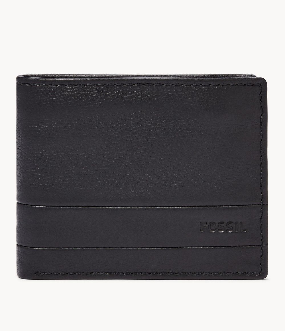 Étui pour passeport Lufkin - Fossil SML1394001 - Homme - Noir