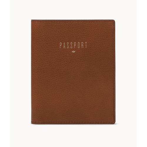 Étui pour passeport RFID - Fossil SLG1499200 - Femmes - Marron