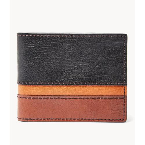 Portefeuille RFID Easton - Fossil SML1434016 - Homme - Noir