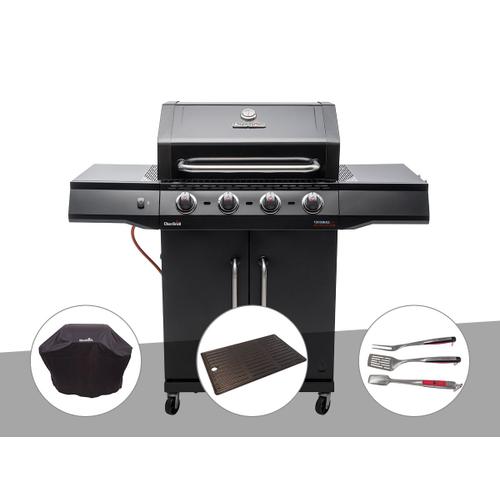 Barbecue ? gaz Char-Broil Performance Core B4 + Housse de protection + Plancha + Kit 3 ustensiles