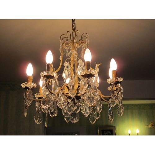 Lustre Et Ses Deux Appliques Style Régence