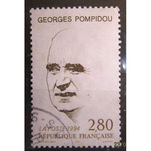 1994. F2875: 20ème Anniversaire De La Mort Du Président Pompidou.