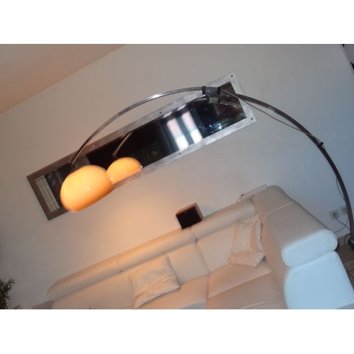 Lampadaire Beige Inox