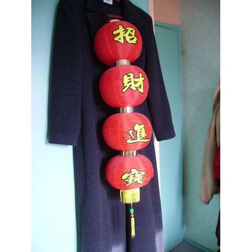 *** Neuve *** Suspension  Chinoise Rouge