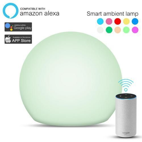 Lampe De Table Connectée Tuya, Wifi, Étanche, Pour Dj, Musique, Rythme, Portable, Pour Alexa, Google Home