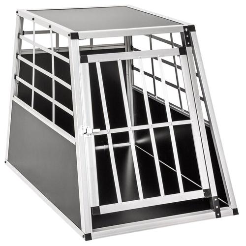 Cage Box Caisse De Transport Chien Mobile Aluminium Single Helloshop26 08_0000510