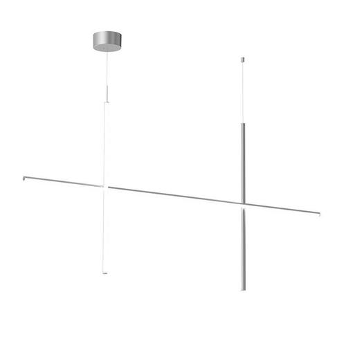 Flos Lampe À Suspension Coordinates S2 (Argent Moon - Aluminium Extrudé)