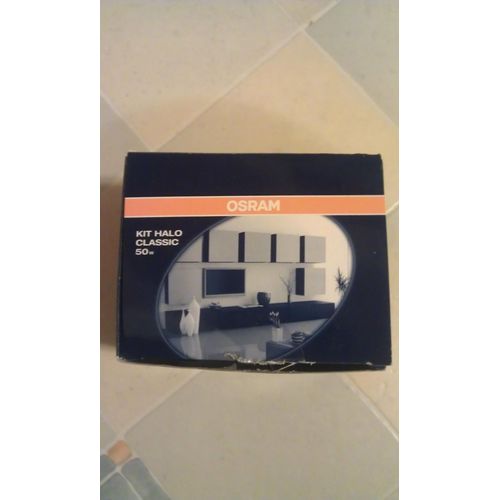 Kit Spot Orientable Blanc 12v 50w Osram 390806