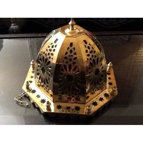 Lustre Oriental En Cuivre Neuf