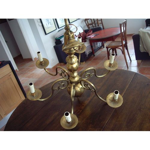 Lustre Hollandais Fin 19ème Siècle
