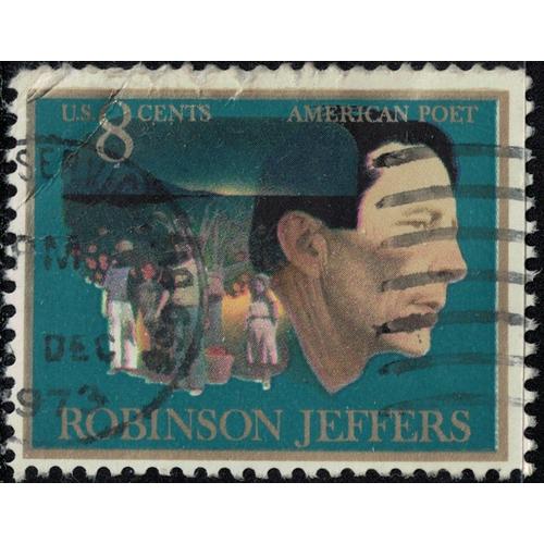 Etats Unis 1973 Oblitéré Used Robinson Jeffers Poète Dramaturge Y&t Us 1485 Su