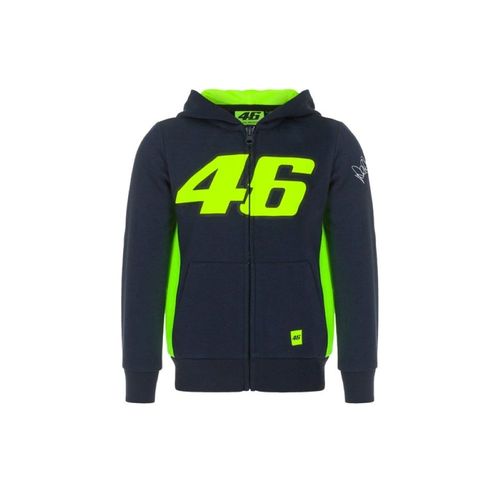 Sweat A Capuche Enfant Zip Vr46 Big 46 Valentino Rossi Officiel Motogp