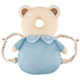 Coussin De Protection De Tête De Bébé, Doux Respirant Réglable Protection De Tête De Bébé, Pour Les Enfants De 4 À 24 Mois Cadeau (Ours)