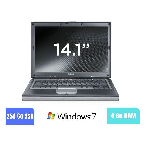DELL D630 - 14" Intel Core 2 Duo T7500 - 2.2 Ghz - Ram 4 Go - SSD 250 Go