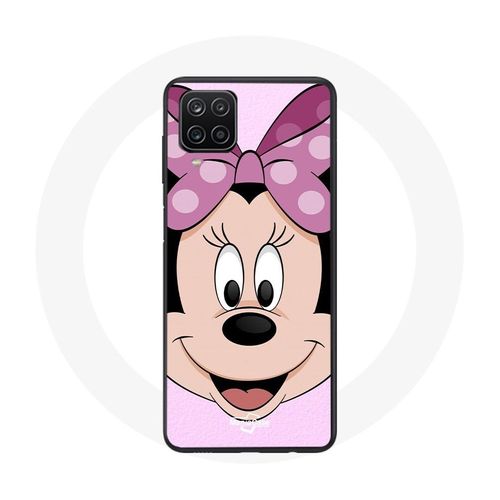 Coque Samsung Galaxy A12 Minnie Mouse Dessin Animé Rose
