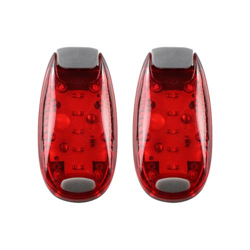Feu De Sécurité Led Avec 3 Modes D'éclairage, Lot De 2 Feux Arrière Pour Vélo, Course À Pied, Jogging, Camping
