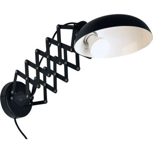 Lampe Murale Avec Bras Extensible ""Sherlock"" : Couleur  - Noir