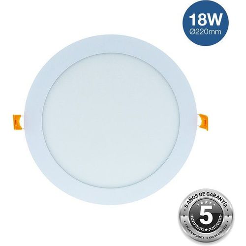 Downlight Led 18w Encastrable Pro Garantie 5ans Découpe Ø205 Mm : Température Lumière  - Blanc Chaud