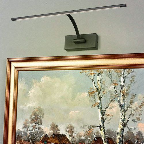Applique Led Murale 8w Pour Éclairage De Tableaux : Couleur  - Nickel
