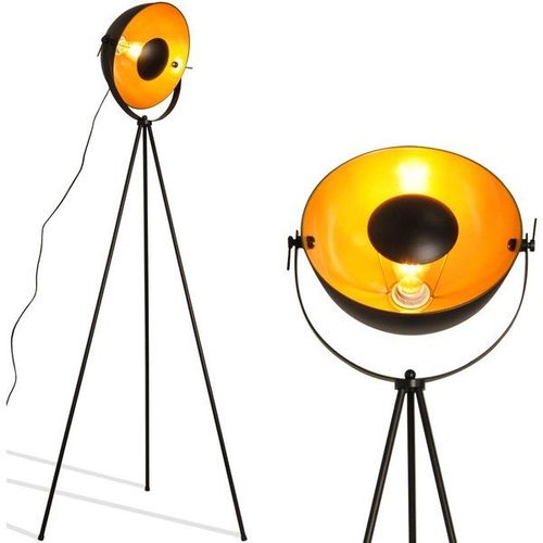 Lampe Sur Pied Tripode ""Galilen"" E27 : Couleur  - Gris