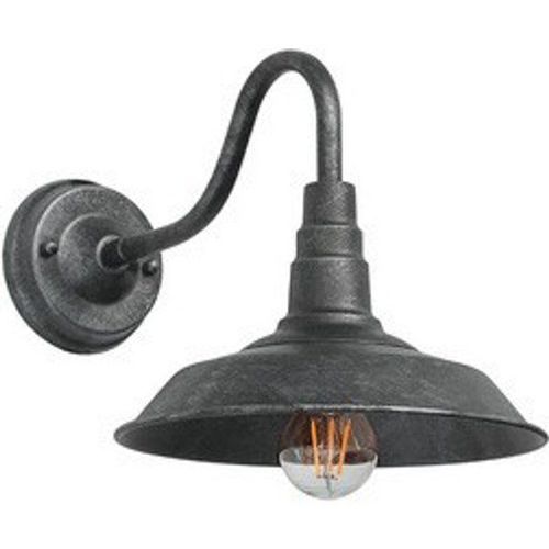 Applique Murale Vintage ""Roc"" : Couleur  - Noir