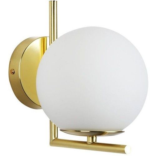 Lampe Murale Dorée Boule De Cristal ""Margaret"" : Couleur  - Doré