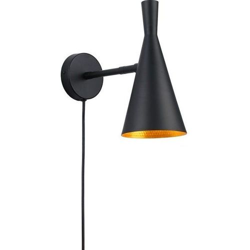 Applique Murale Orientable ""Sweden"" Avec Prise Et Interrupteur : Couleur  - Noir