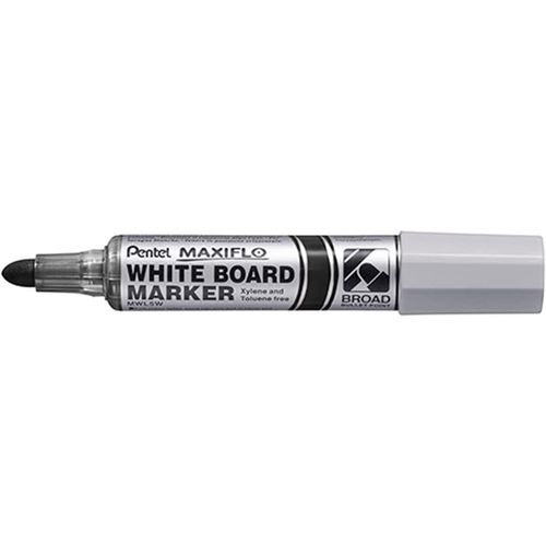 Pentel Marqueur Tableau Blanc Maxiflo Mwl5w Pointe Ultra Large Noir