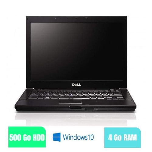DELL E6410 - 14.1" Intel Core i5-520M - 2.4 Ghz - Ram 4 Go - DD 500 Go
