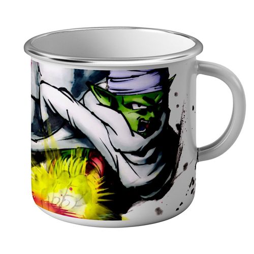 Mug Emaillé Métal Piccolo Satan Petit C¿Ur Rayon Fatal Makanko Sappo Dragon Ball Dbz Manga