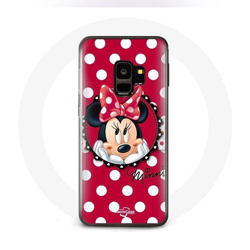 Coque Samsung Galaxy S9 Minnie Mouse Dessin Animé Rouge