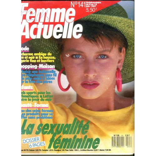 Femme Actuelle N° 141 Du 08/06/1987 - Mode  -   Lingerie Fine Et Bustiers - Shopping-Maison - Enfants  -   Quels Sports Pour Les Asthmatiques - La Peur Du Noir - Beaute-Forme - La Sexualite Feminine - Cuisine - M. Grapas - Janine Haincourt.