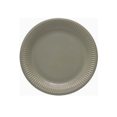 8 Assiettes Carton 23cm - Taupe