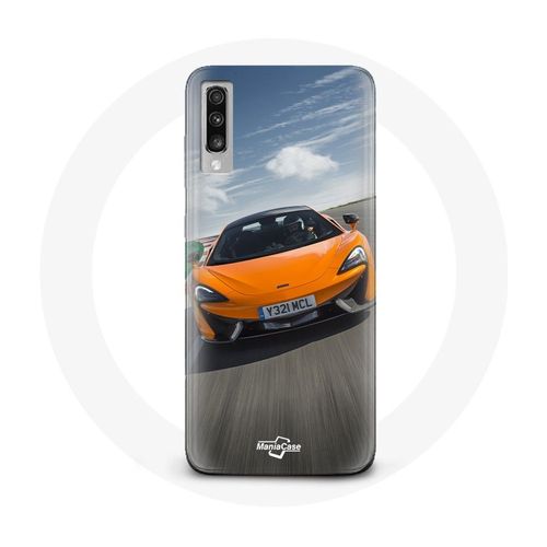 Coque Pour Samsung Galaxy A70 Formule 1 Mclaren Orange
