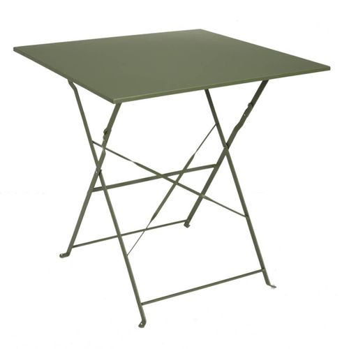 Malam - Table De Repas Carrée Pliante Kaki