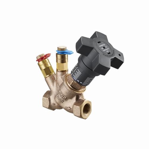 Robinet d'équilibrage OVENTROP Hydrocontrol VTR - PN 25 DN 32 - Filetage femelle des deux côtés avec 2 prises de pression - 1060210